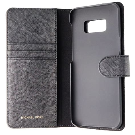 michael kors saffiano leather phone case for galaxy samsung s8